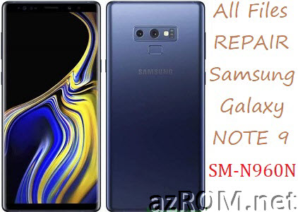 Stock ROM Samsung Galaxy NOTE 9 Korea SM-N960N Official Firmware