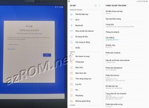Samsung Galaxy Tab S2 T817V U2 BiT2 7.0 xóa xác minh tài khoản google ok