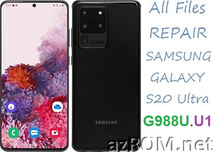 Stock ROM Samsung Galaxy S20 Ultra 5G USA SM-G988U G988U1 Official Firmware