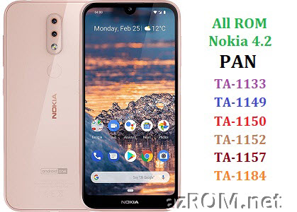 All ROM Nokia 4.2 (PAN) TA-1133 TA-1149 TA-1150 TA-1152 TA-1157 TA-1184 Official Firmware