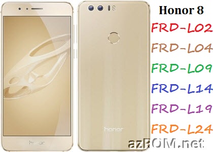All ROM Huawei Honor8 FRD-L02 FRD-L04 FRD-L09 FRD-L14 FRD-L19 FRD-L24 Official Firmware
