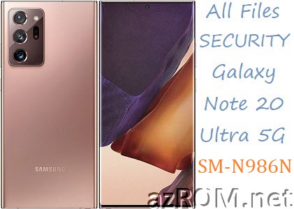 Stock ROM Samsung Galaxy Note20 Ultra 5G Korea SM-N986N Official Firmware