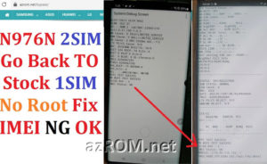 Samsung S10 S10e S10+ Note10+ Go Back To Stock Rom 1Sim imei ok