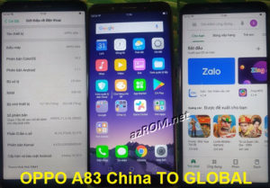 ROM Quốc Tế Oppo A83 A83T China Convert Global Multilanguage Google Play