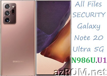 Stock ROM Samsung Galaxy Note20 Ultra 5G USA SM-N986U N986U1 Official Firmware
