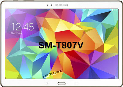 Stock ROM SM-T807V Official Firmware SAMSUNG Galaxy Tab S Verizon
