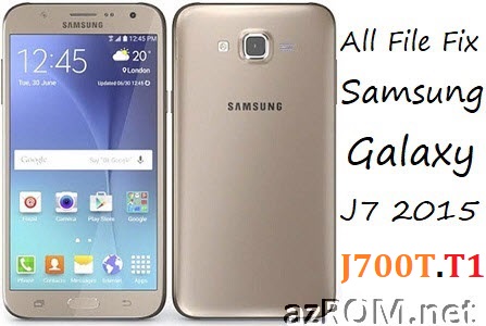 Stock ROM SM-J700T SM-J700T1 Official Firmware All File Fix Samsung Galaxy J7 (2015)