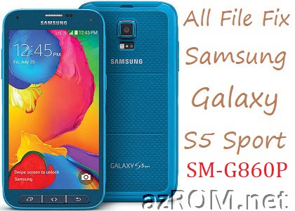 Stock ROM SM-G860P Official Firmware All File Fix Samsung Galaxy S5 Sport Sprint