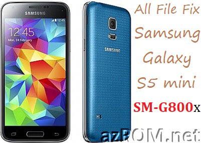 Stock ROM SM-G800 Official Firmware and many More Files Samsung Galaxy S5 mini