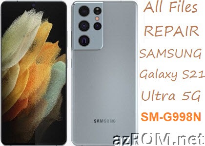 Stock ROM Samsung Galaxy S21 Ultra 5G Korea SM-G998N Official Firmware