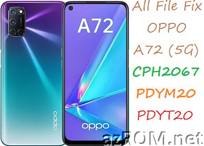 Stock ROM Oppo A72 (5G) CPH2067 PDYM20 PDYT20 Official Firmware
