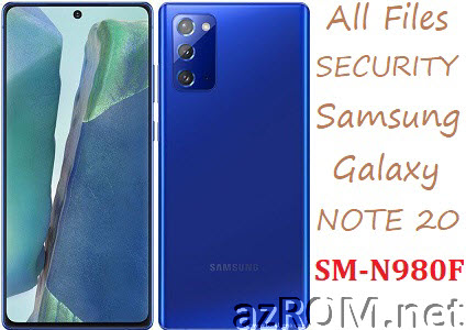 Stock ROM Samsung Galaxy Note20 SM-N980F Official Firmware