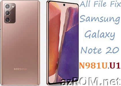 Stock ROM Samsung Galaxy S20+ Plus 5G USA SM-N981U N981U1 Official Firmware
